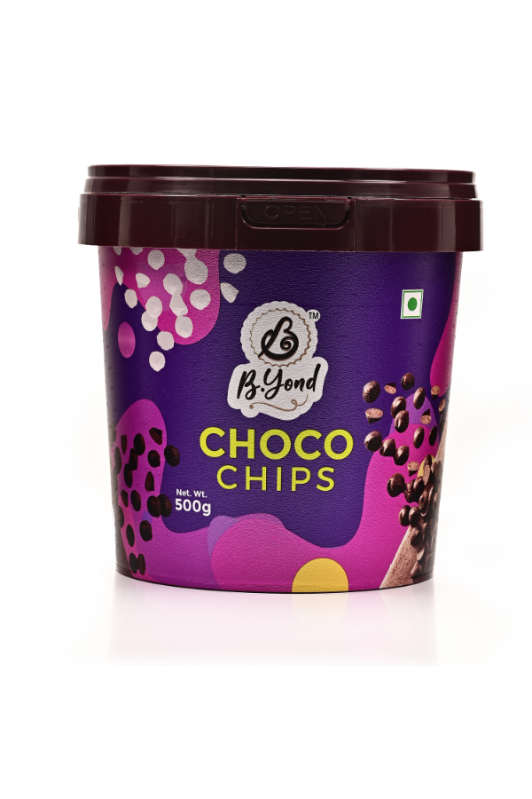 Byond Dark Choco Chips, 500g, Chocolate Chips for Baking, Cake Decoration, Cookies, Muffins, et